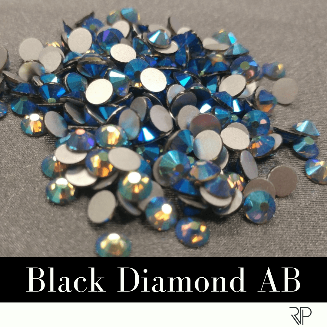 Flat back, Dance With Me™ crystal hotfix rhinestone, black diamond, foil  back, 2.3-2.5mm rose, SS8. Sold per pkg of 144 (1 gross). - Fire Mountain  Gems and Beads